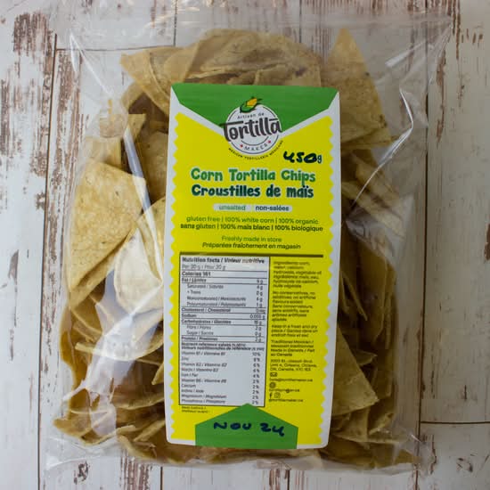 Corn Tortilla Chips - Large Bag (450 g)