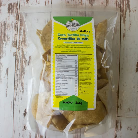 Corn Tortilla Chips - Small Bag (250 g)