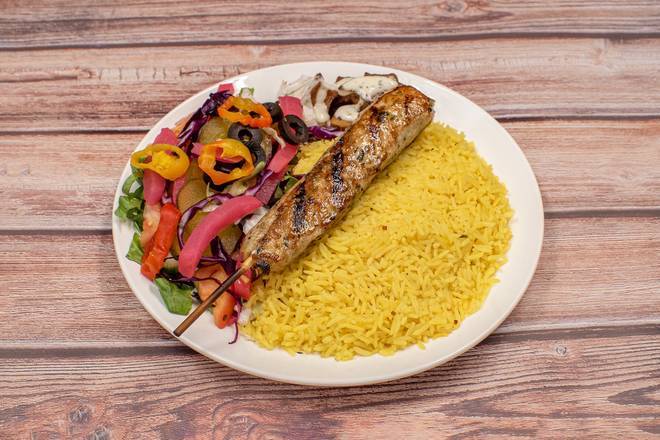 Chicken Kofta Kabab Platter