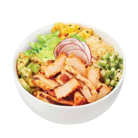 Poke Bowl Grilled Chicken & Mango / Bol poké Poulet grillé et mangue
