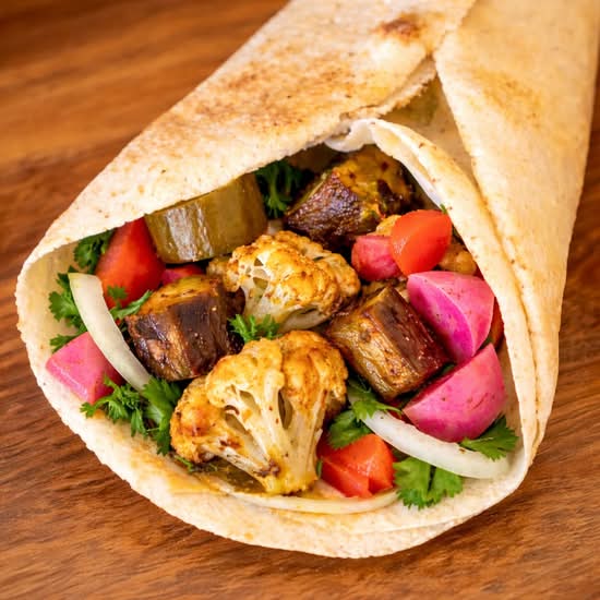 Pita végétarienne / Vegetarian Pita