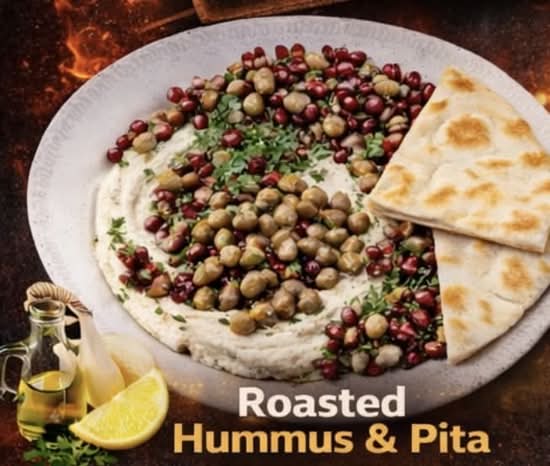 Roasted Hummus & Pita