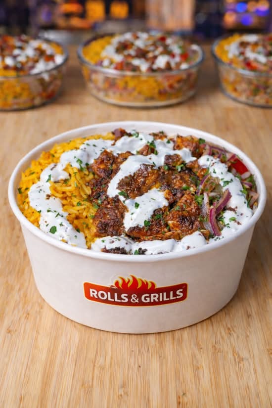 High Protein Rice,Potatoes and Double Meats Bowls