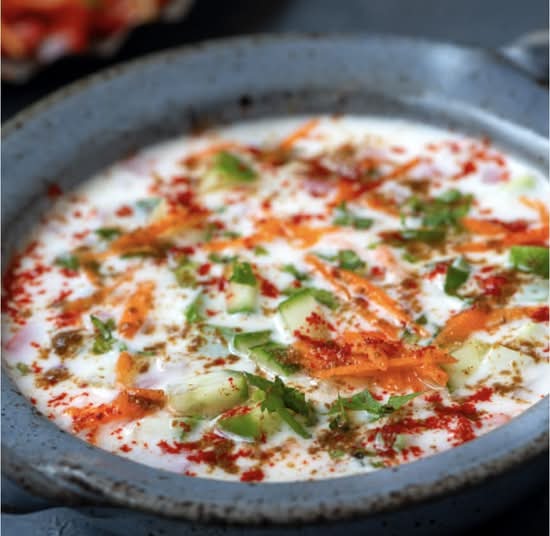 mix veg raita