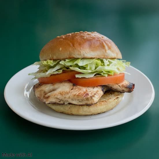 Burger au poulet grillé / Grilled Chicken Burger
