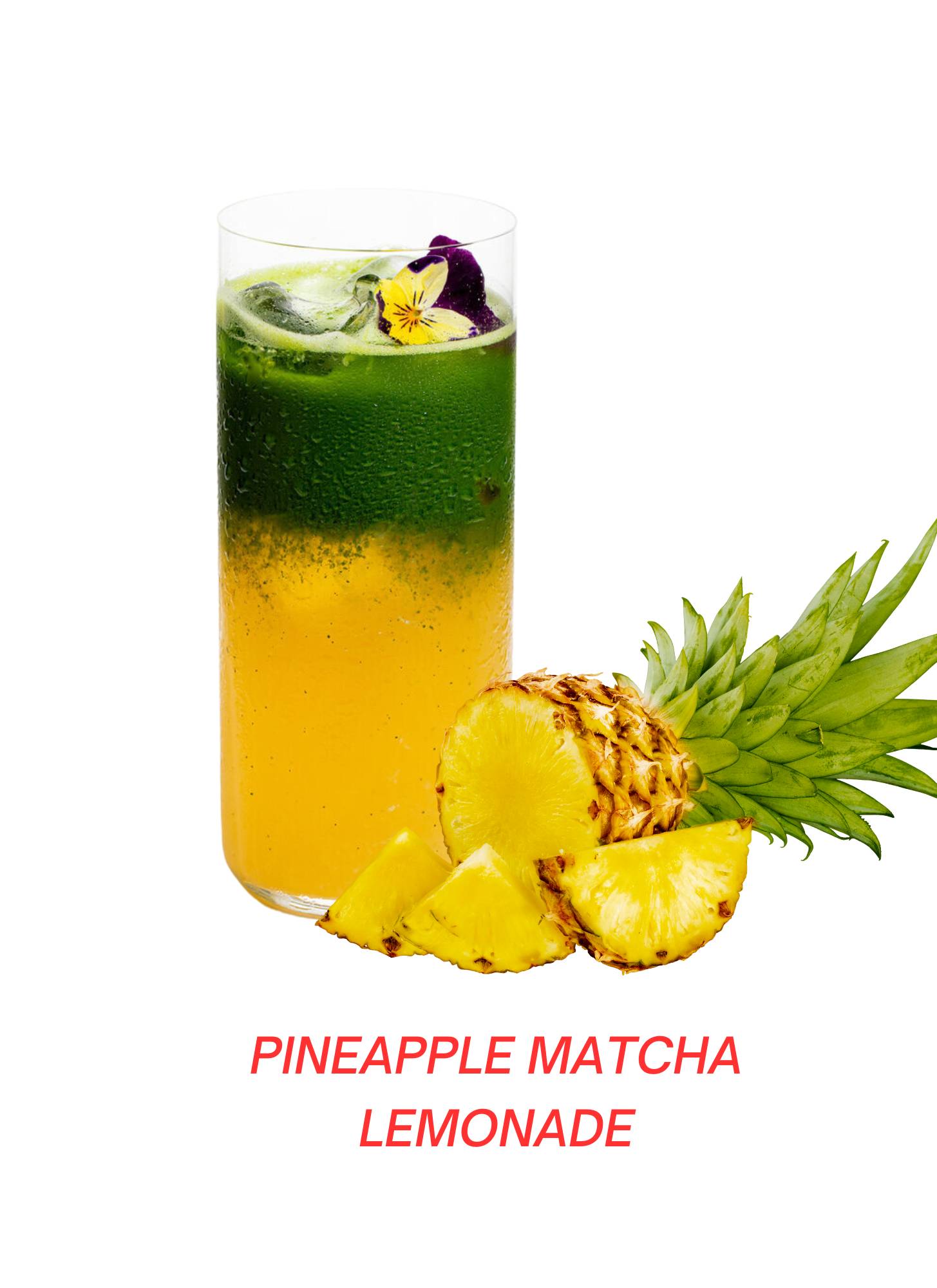Pineapple Matcha Lemonade