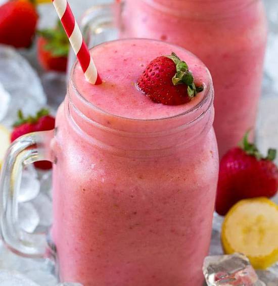 Strawberry Sunrise Smoothie  (16 oz)