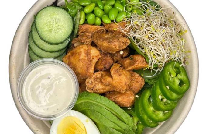 Keto Charred Chicken Bowl Keto Bowl