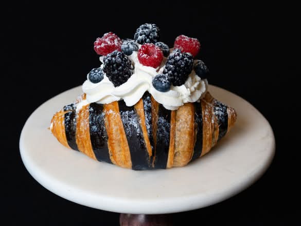 Mixed Berry Forest Croissant