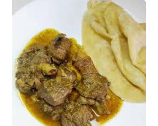 Curried Chicken /Dhal Puri