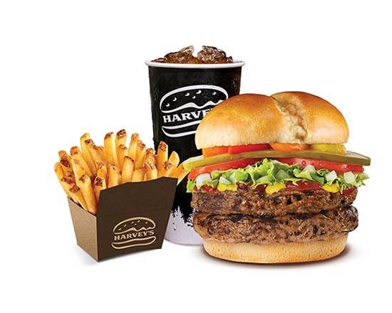 Double Angus Burger Combo