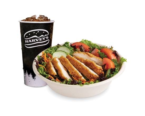 Crispy Chicken Salad with 20oz Soft Drink
