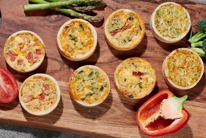 Ham & Cheddar Quiche