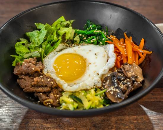 Bulgogi(Marinated Beef)  Bibimbap (비빔밥)