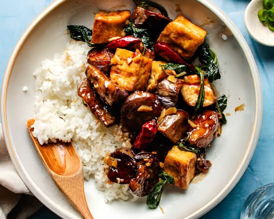 Spicy Eggplant Tofu (Lunch)