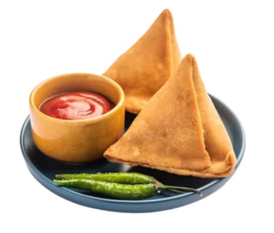 2 pieces samosa's