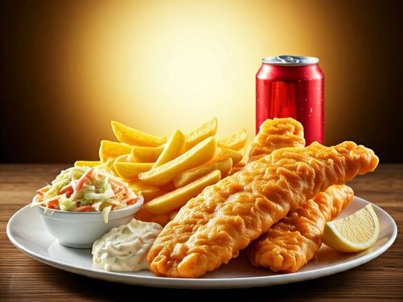 Fish and Chips - 1 Fillet