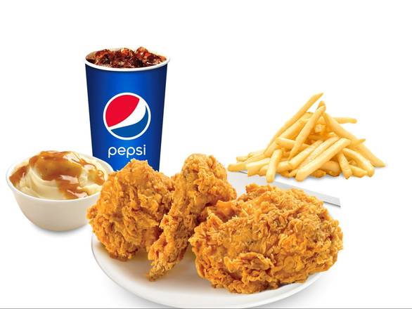 3 Piece Bone-in Chicken Combo