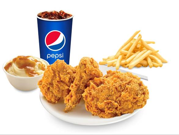 2 Piece Bone-in Chicken Combo