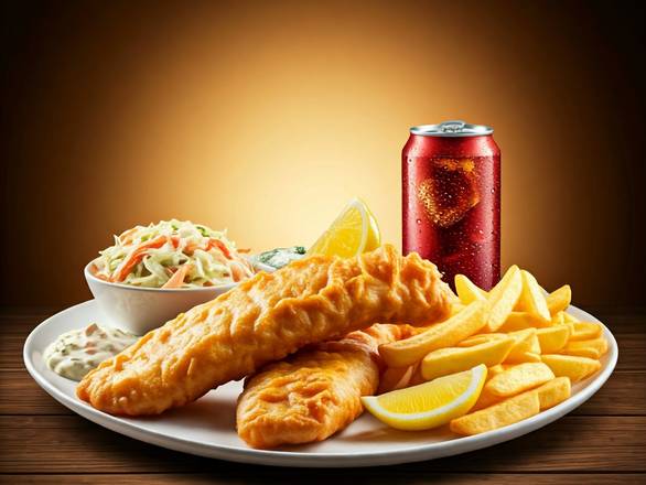 Fish and Chips - 2 Fillet