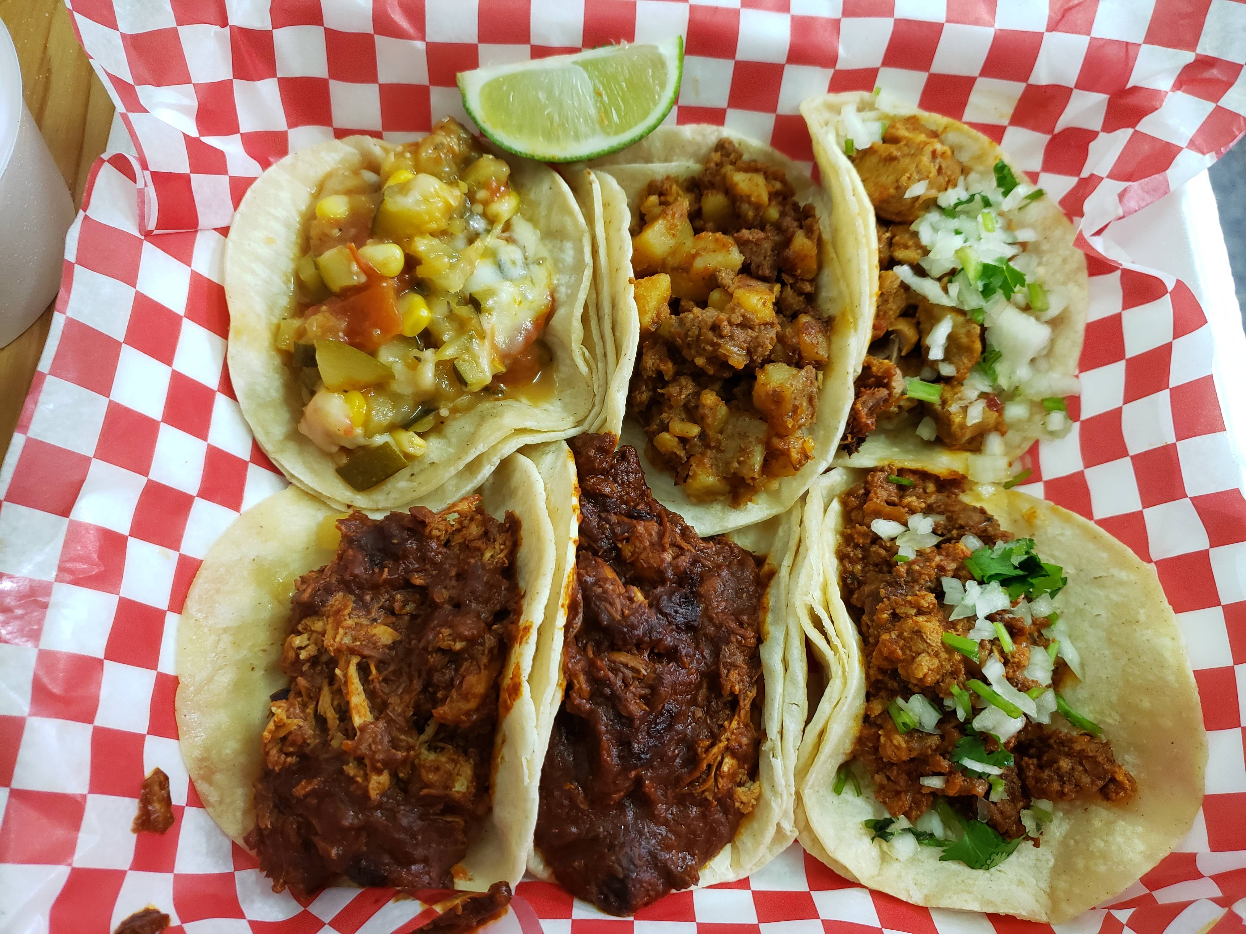 Home Style Tacos with Rice.