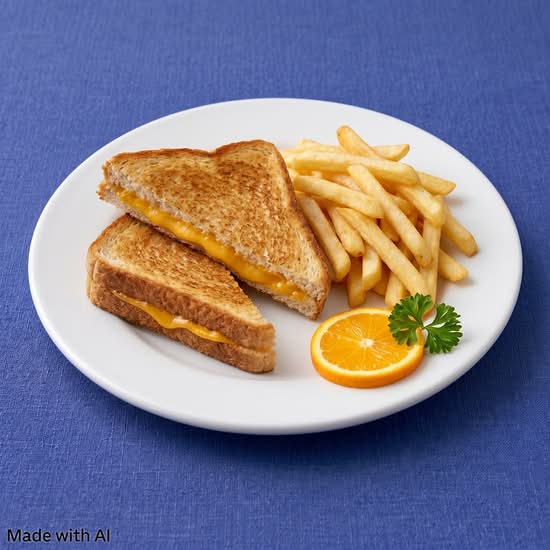 122. Grilled Cheese Sandwich Fries