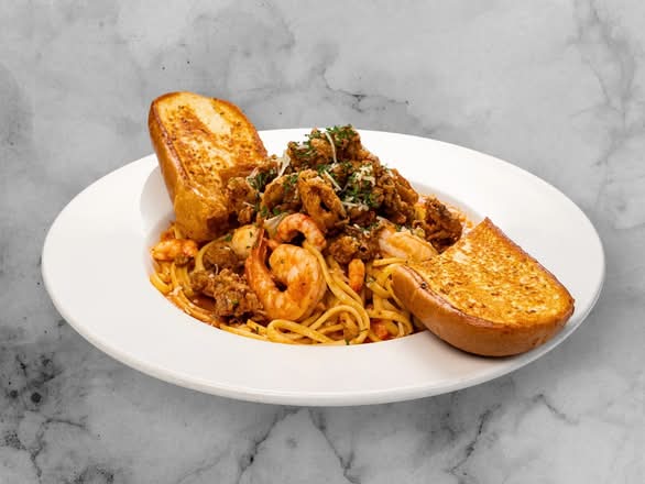 Seafood Linguine A La Vodka