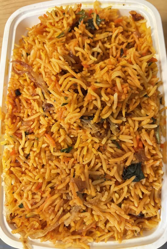Shrimp Biryani (Jumbo Prawns) (GF)