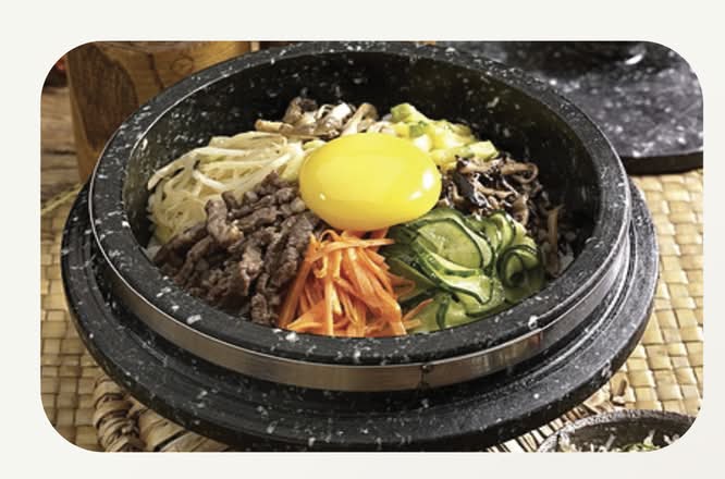 Hot Stone Bibimbap Bulgogi Beef