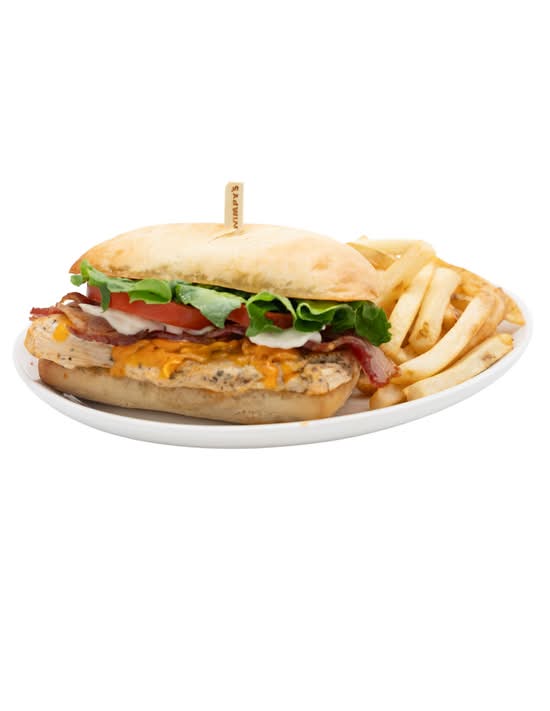 Bacon Chicken Club- 910 Cals