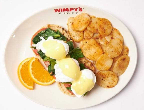 Eggs Florentine  950 Cals