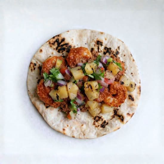 Coconut Shrimp Taco