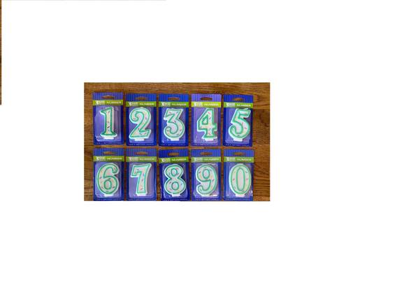 Big Number Candles