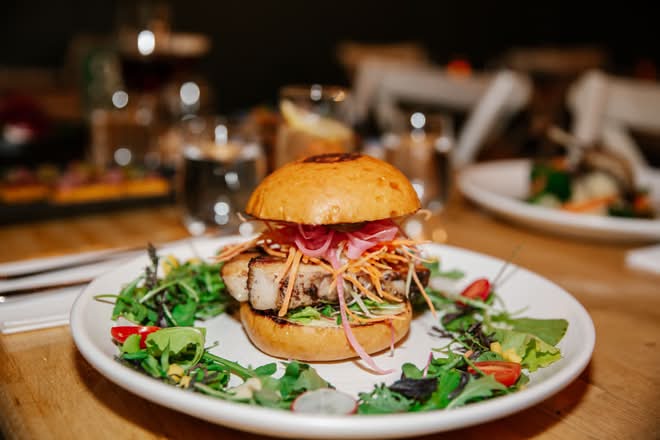 Braised Pork Belly Sandwich