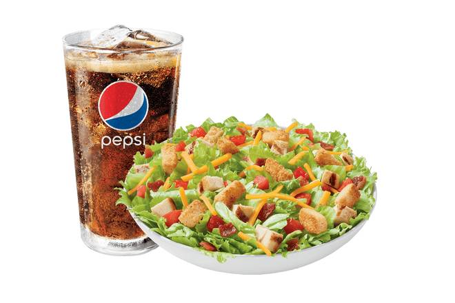 Grilled Chicken Salad Bowl w/Drink