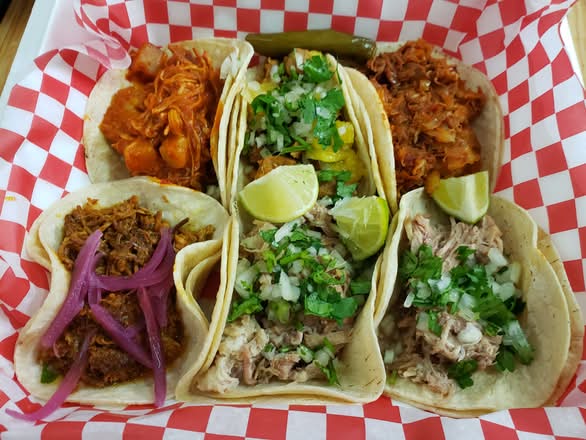 Home Style Tacos with Rice.
