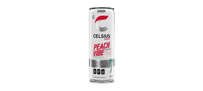 Celsius Peach Vibe Energy Drink