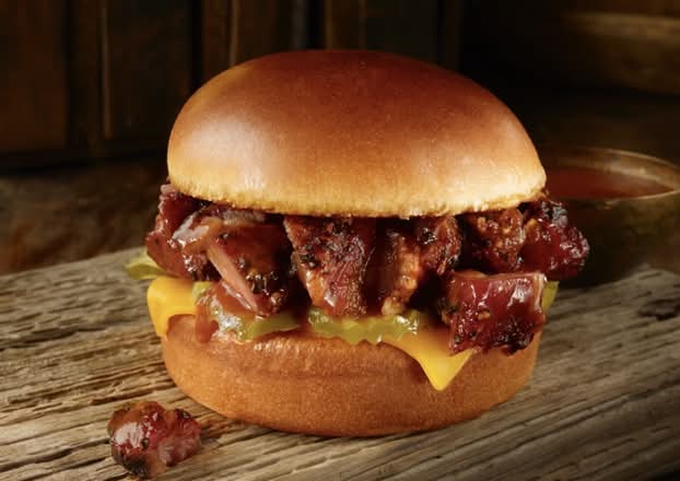 Pork Burnt Ends Sandwich