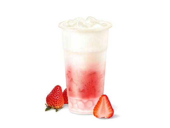 Strawberry Boba Milk