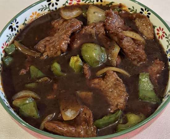 133. Filet de Bœuf à la sauce au Poivre Noir / Filet Steak with Black Pepper Sauce 黑椒牛柳