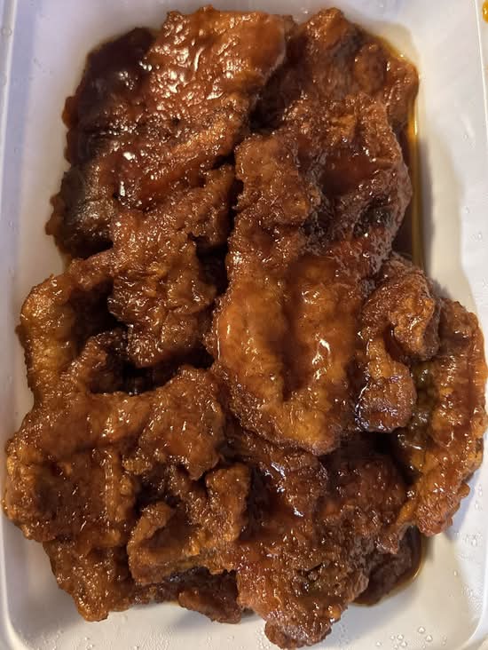 143. Côtelettes à la Sauce Pékinoise / Pork Chop with Peking Sauce 京都焗肉排