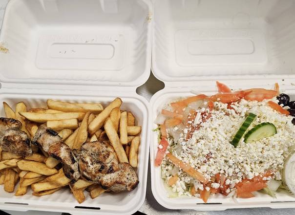 Pork Souvlaki Dinner
