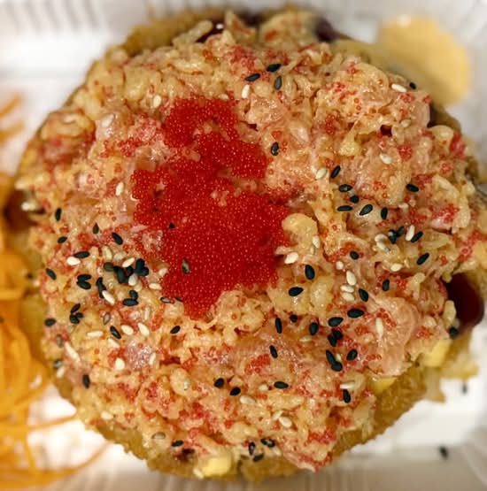 Sushi Pizza Saumon Épicé / Spicy Salmon