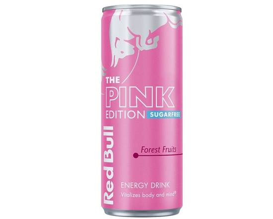 Red Bull Energy Drink Pink Edition Waldbeere Sugarfree 250ml