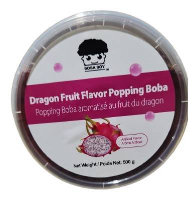(BobaBoy) Dragon Fruit Popping Boba