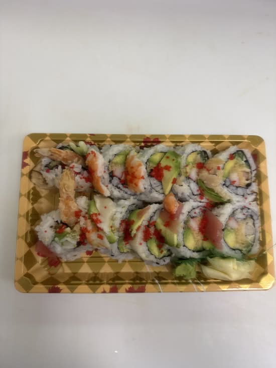 Rainbow Dragon Roll (8 pcs)