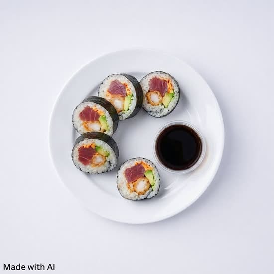 Futomaki au thon épicé / Spicy Tuna Futomaki