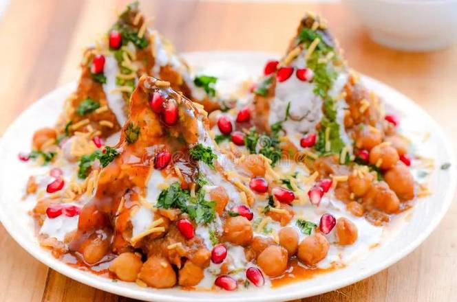 Samosa Chana Chaat