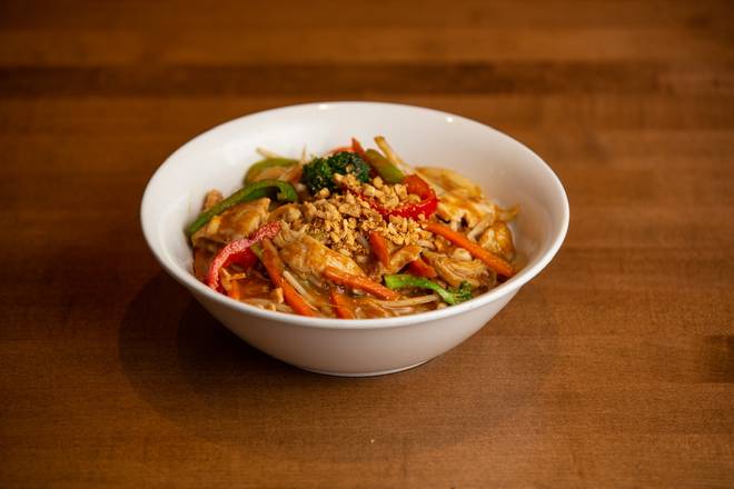 50. Stir Fried Satay Chicken Vermicelli Bowl