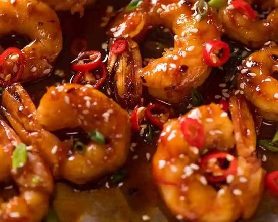 Chilli Garlic Prawn (Dry)